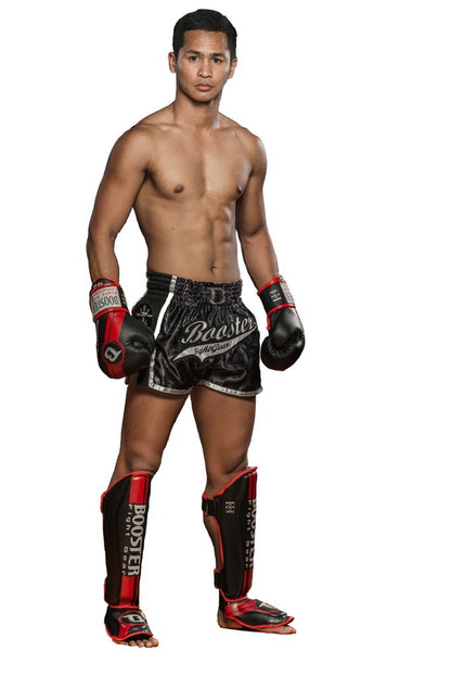 Booster BGL 1 V3 Boxing Gloves – Black / Red Foil