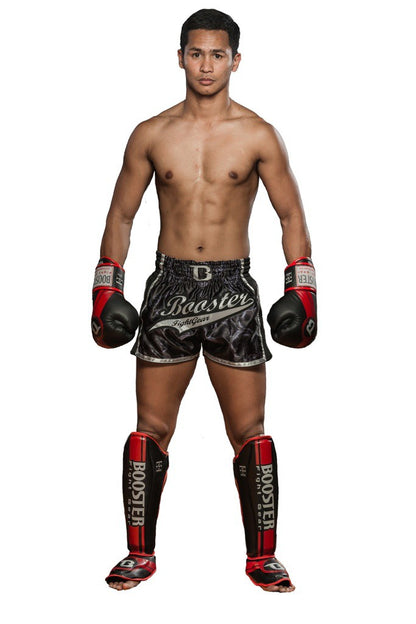 Booster BGL 1 V3 Boxing Gloves – Black / Red Foil